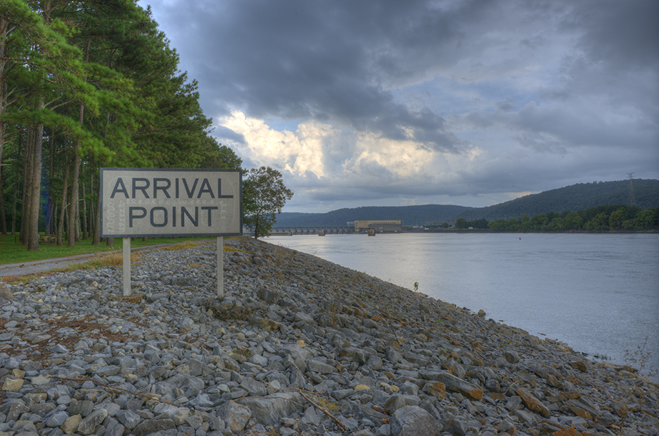 Tennessee River Barge Arrival Point